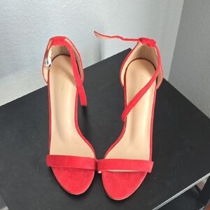 Elegant Red Women's Heels